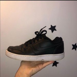 Black Nike shoes